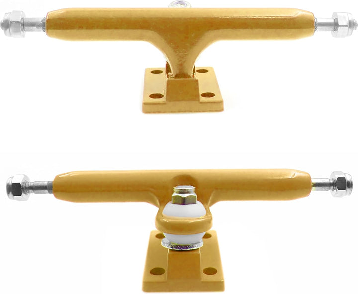 SPITBOARDS 36 mm Fingerboard Pro Trucks by, Real Lock Nuts, Rubber Urethane Bushings, Optimised Hang