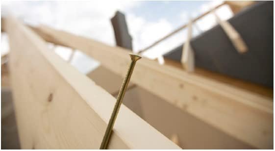 KLIMAS Holzschrauben Torx Spanplattenschrauben Gelb - Senkkopfschrauben - Terrasenschrauben - Univer