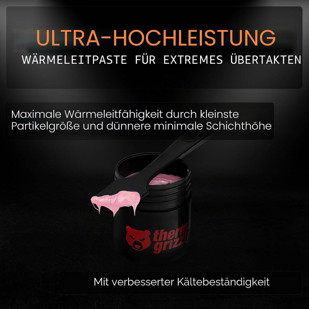 Thermal Grizzly - Kryonaut extreme - 2 Gramm - Extrem Hochleistungsfähige Wärmeleitpaste - Für Maxim