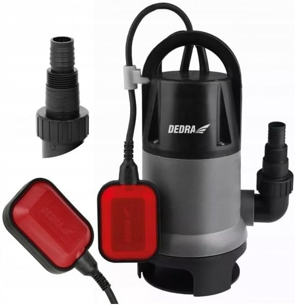 Tauchpumpe für sauberes und verschmutztes Wasser Garden DEDRA Stark 550W, Förderhöhe 7 m, Netzkabel