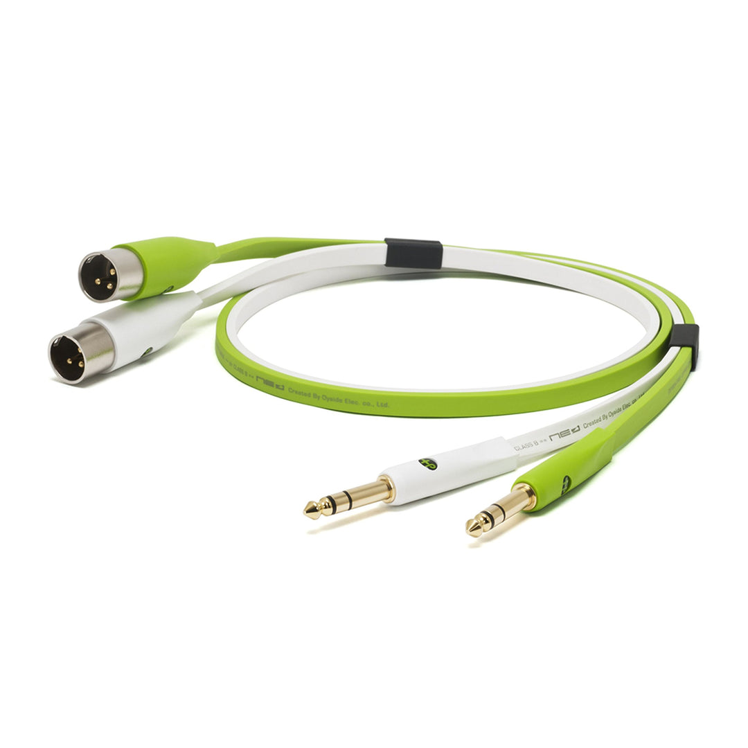 Neo NEOTXMB2M d+ Class B Verbindungskabel, 1/4 inch TRS auf XLR männlich, 2 m