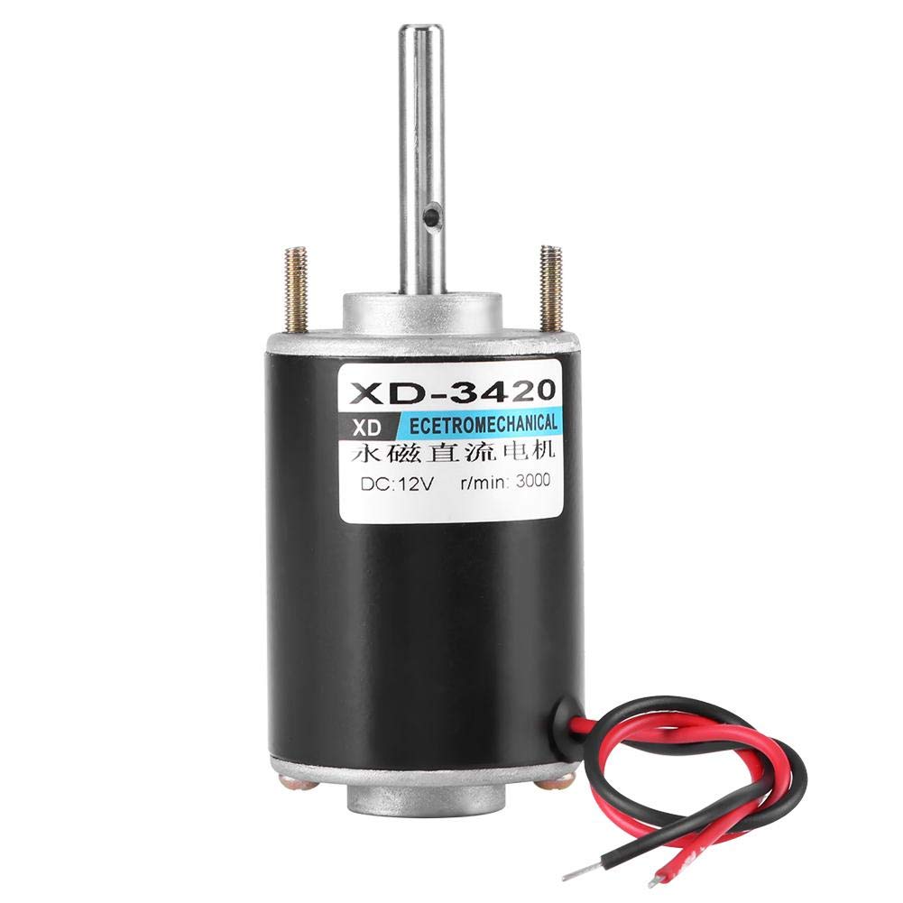 DC-Elektromotor, Bürsten-DC-Motor 43mm / 1,7 Zoll XD-3420 30W 12V 24V mit hoher Geschwindigkeit 3500