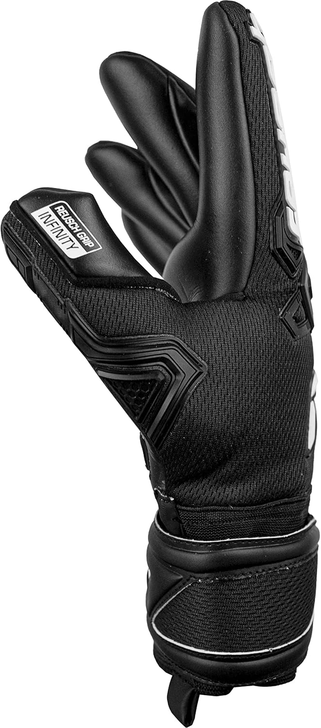 Reusch Attrakt Freegel Infinity Unisex Torwarthandschuhe mit Innennaht Schnitt und Grip Infinity Bel