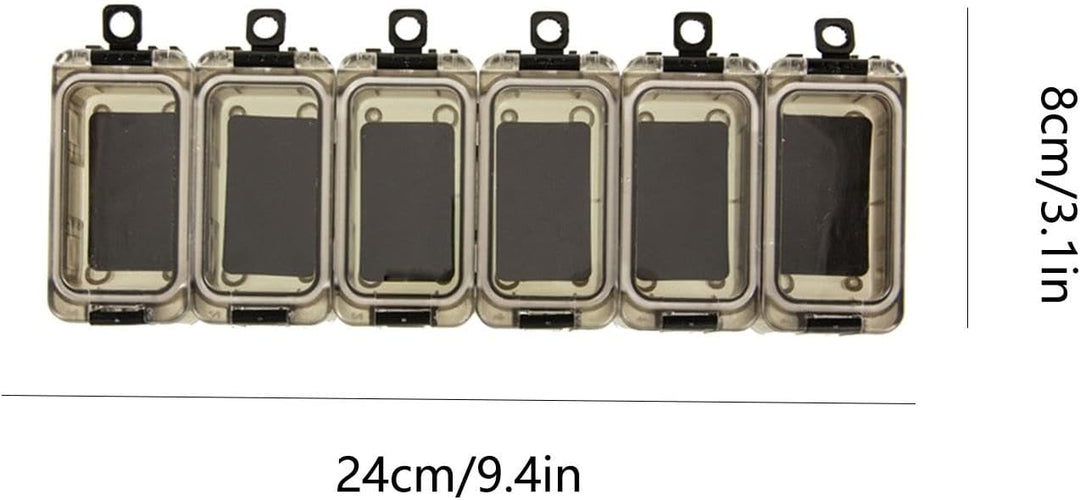 Angelzubehör Box, wasserdicht, Aufbewahrungsbox, durchsichtiger Behälter, Fishing Storage Case, komp