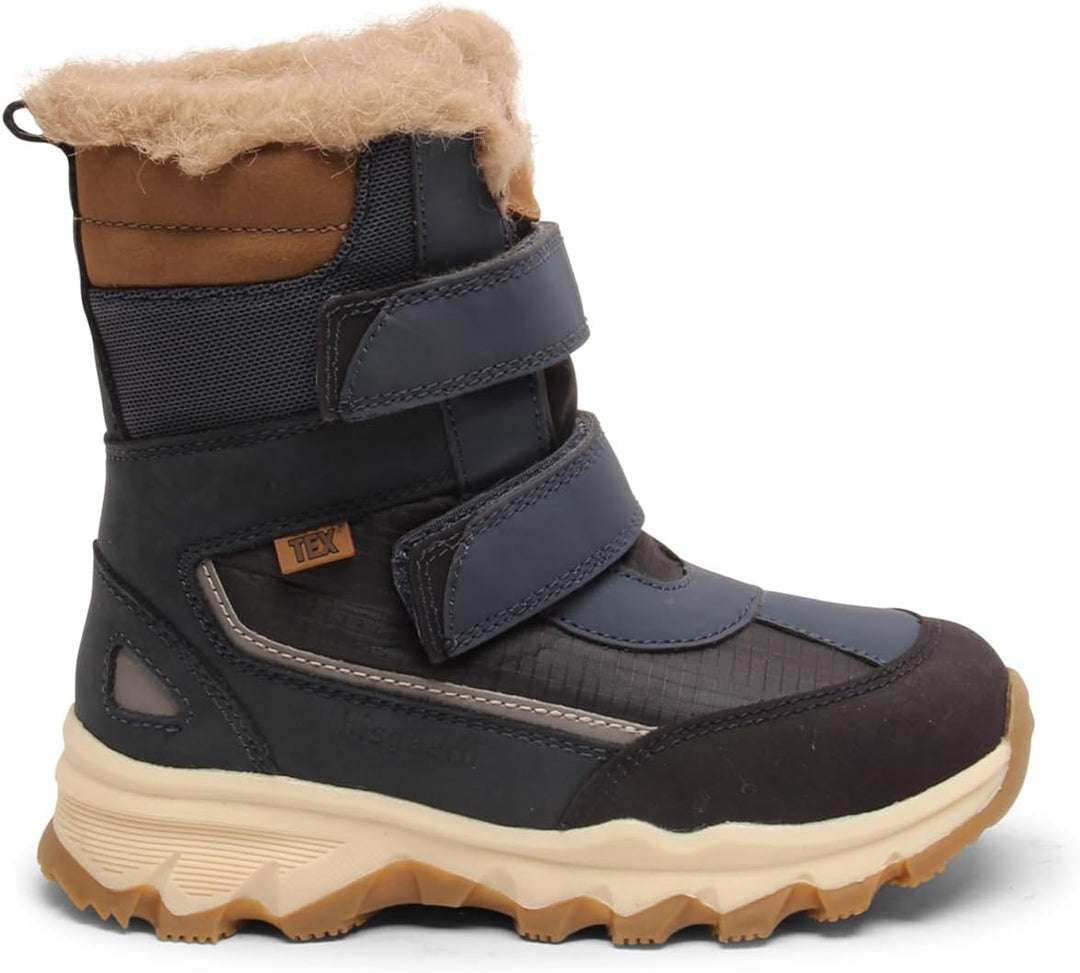 Bisgaard Unisex Schlupfstiefel in blau-kombi 26 EU Blau Kombi, 26 EU Blau Kombi