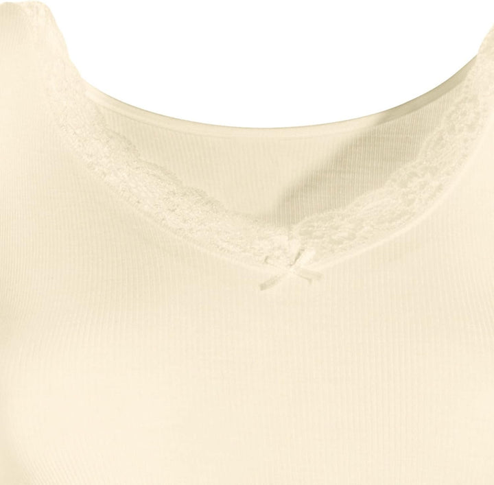 Nina von C. Damen-Unterhemd creme Grösse 46
