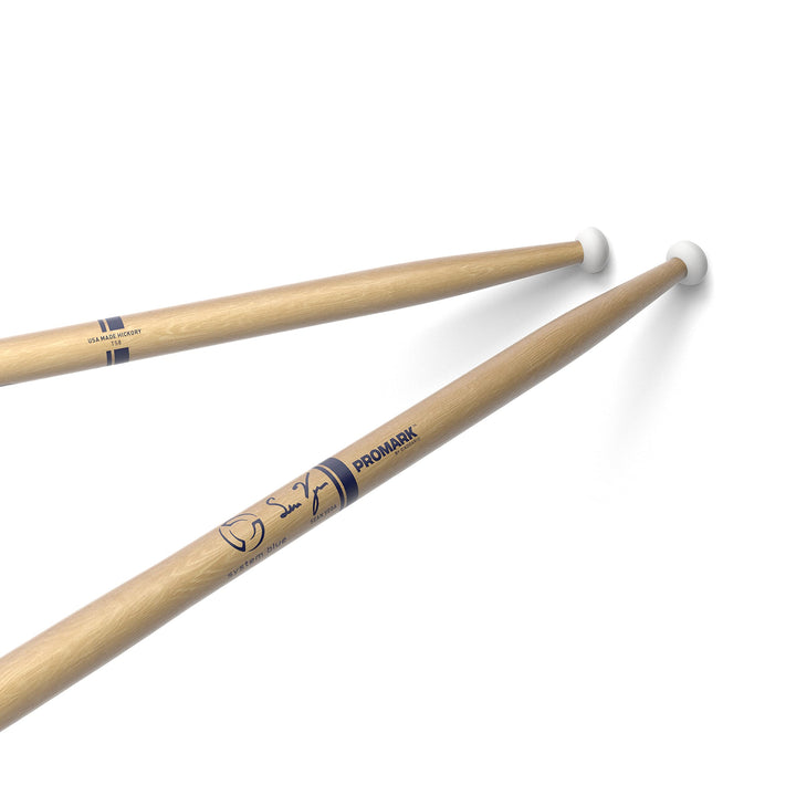 ProMark Drumsticks | Schlagzeug Sticks | TS8 Nylon Hickory Tenor Stick Hickory Nylon Head System Blu