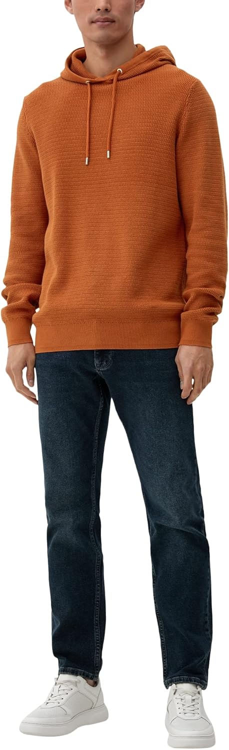 s.Oliver Herren Strickpullover, S Orange 2805