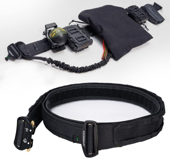 IDOGEAR 2 Zoll Taktischer Gürtel Combat Schnellverschlussschnalle Rigger Gürtel im Militärstil Molle