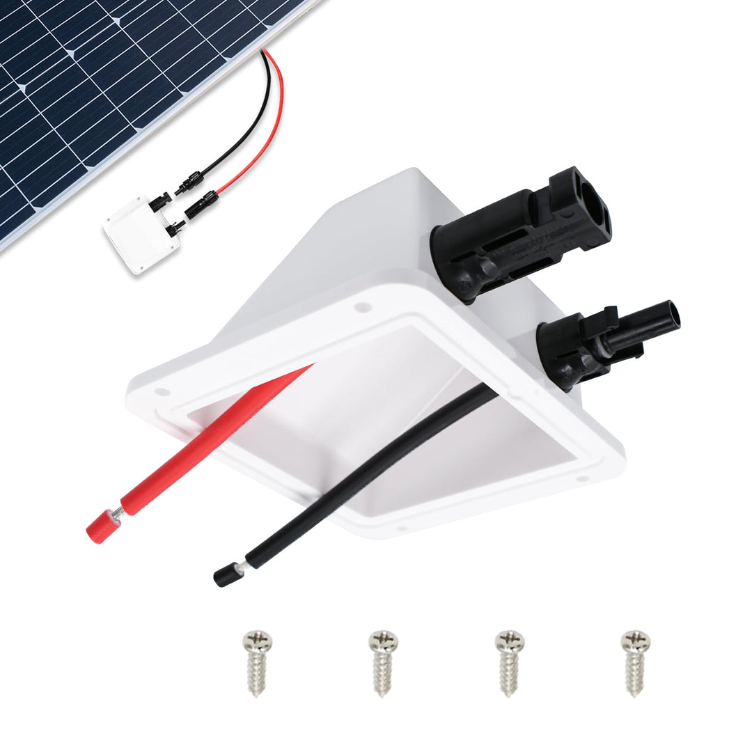 Slocable ABS Double Solar Kabeleinführung Gehäuse mit weichem Kupferkabel, Anti-Wetter und UV-Bestän