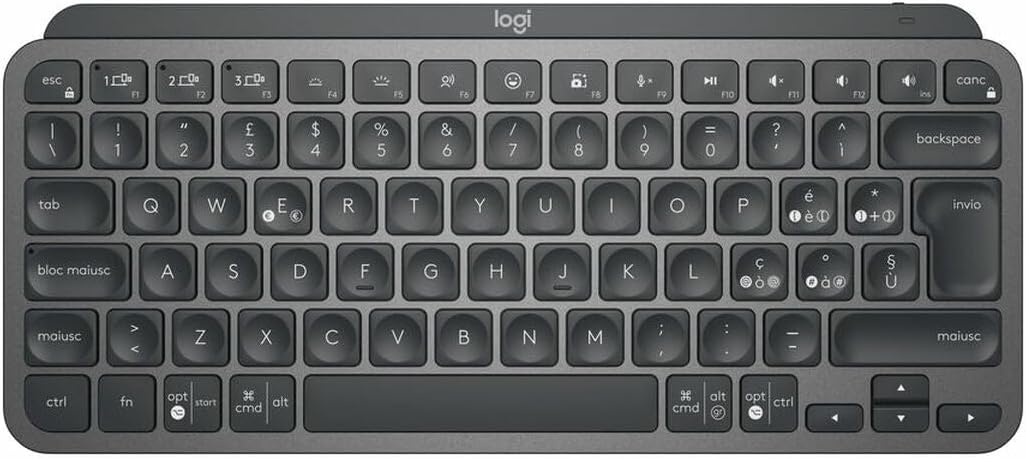 Logitech MXKEYS Mini WRLS Illuminated KB Graphit - ITA - MEDITER