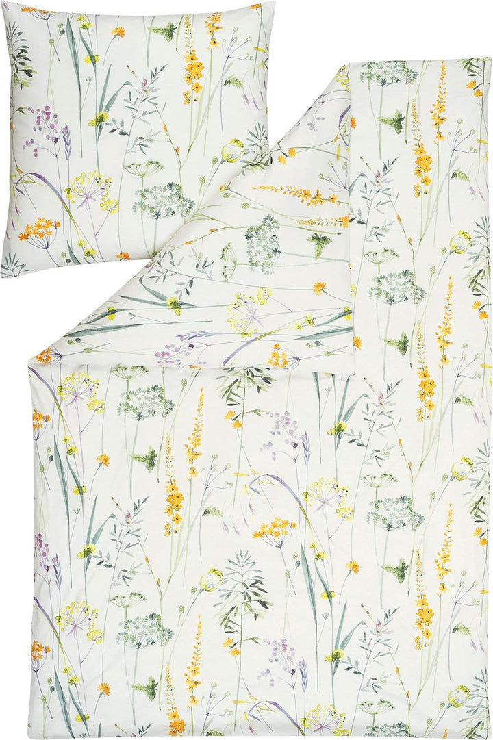 ESTELLA Mako-Interlock-Jersey Bettwäsche Melis Melba 1 Bettbezug 155 x 220 cm + 1 Kissenbezug 80 x 8
