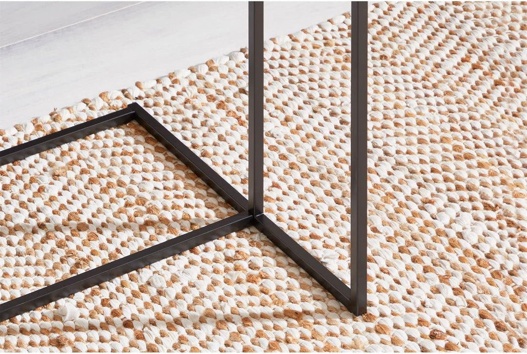 IDIMEX Beistelltisch VITORIO im minimalistischen Design, eleganter Wohnzimmertisch mit Metallgestell
