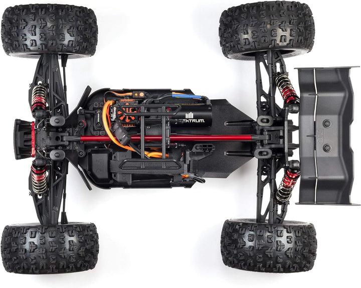 ARRMA RC Truck 1/8 KRATON 6S V5 4WD BLX Speed Monster Truck mit Spektrum Firma RTR, rot, ARA8608V5T1