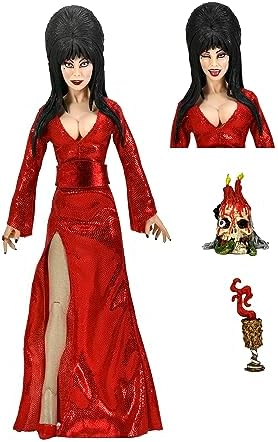 Neca - Elvira Red Fright and Boo 20,3 cm grosse bekleidete Actionfigur