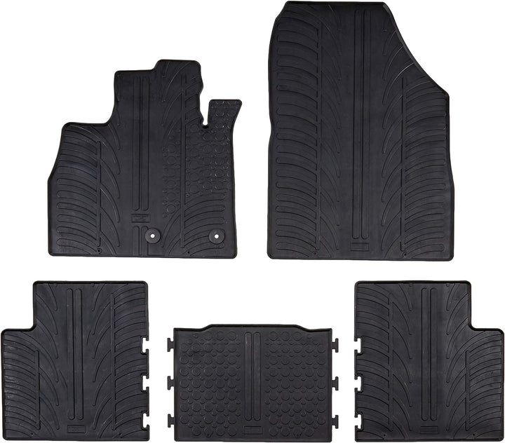 Gledring Satz Gummimatten kompatibel mit Renault Scenic IV 11/2016- (T Profil 5-teilig) Fussmatten,