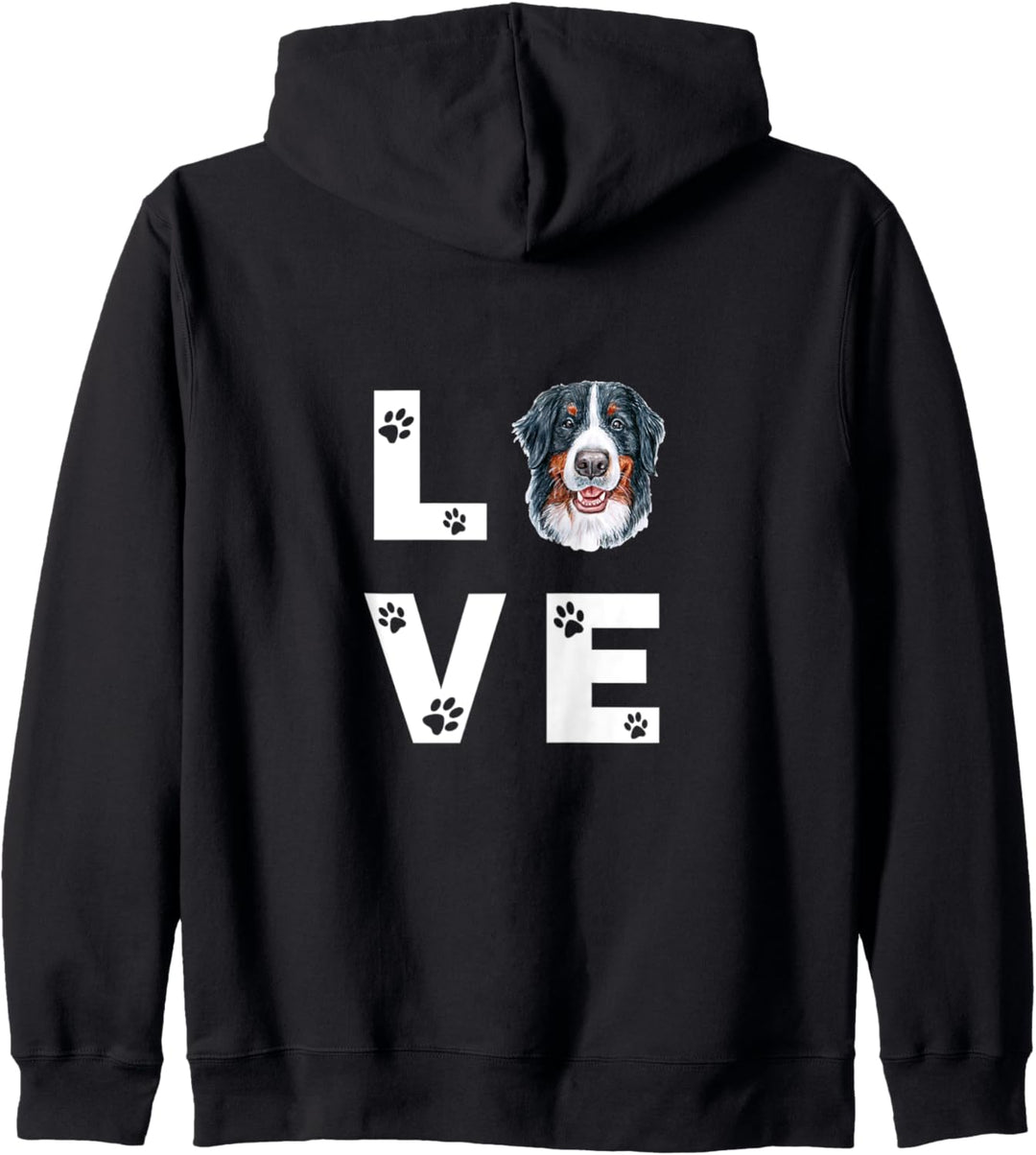 BERNER SENNER Hund Love Hundebesitzer Geschenk Kapuzenjacke
