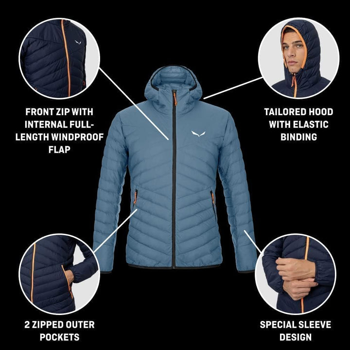 Salewa Herren BRENTA RDS DWN M JKT, Daunenjacke L BLACK OUT, L BLACK OUT