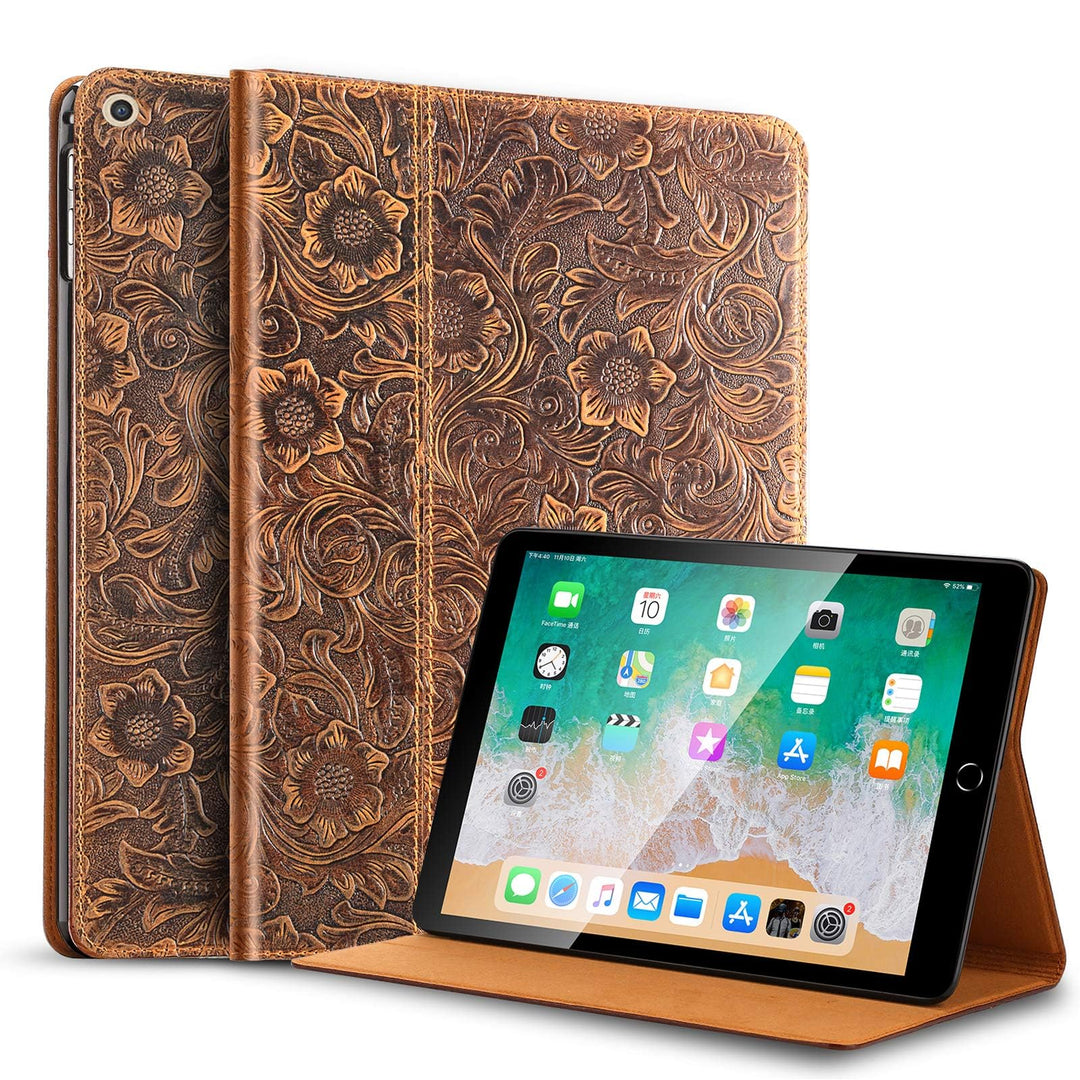 Gexmil Hülle für iPad Mini 5./4./3./2./1. Generation 2019/2015/2014/2013/2012 7,9 Zoll Echt Leder Hü