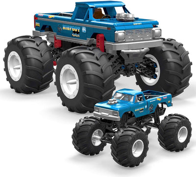 Mega Construx HHD20 - Hot Wheels Bigfoot Monster Truck Bauset mit 538 Teilen im Massstab 1:18, Konst