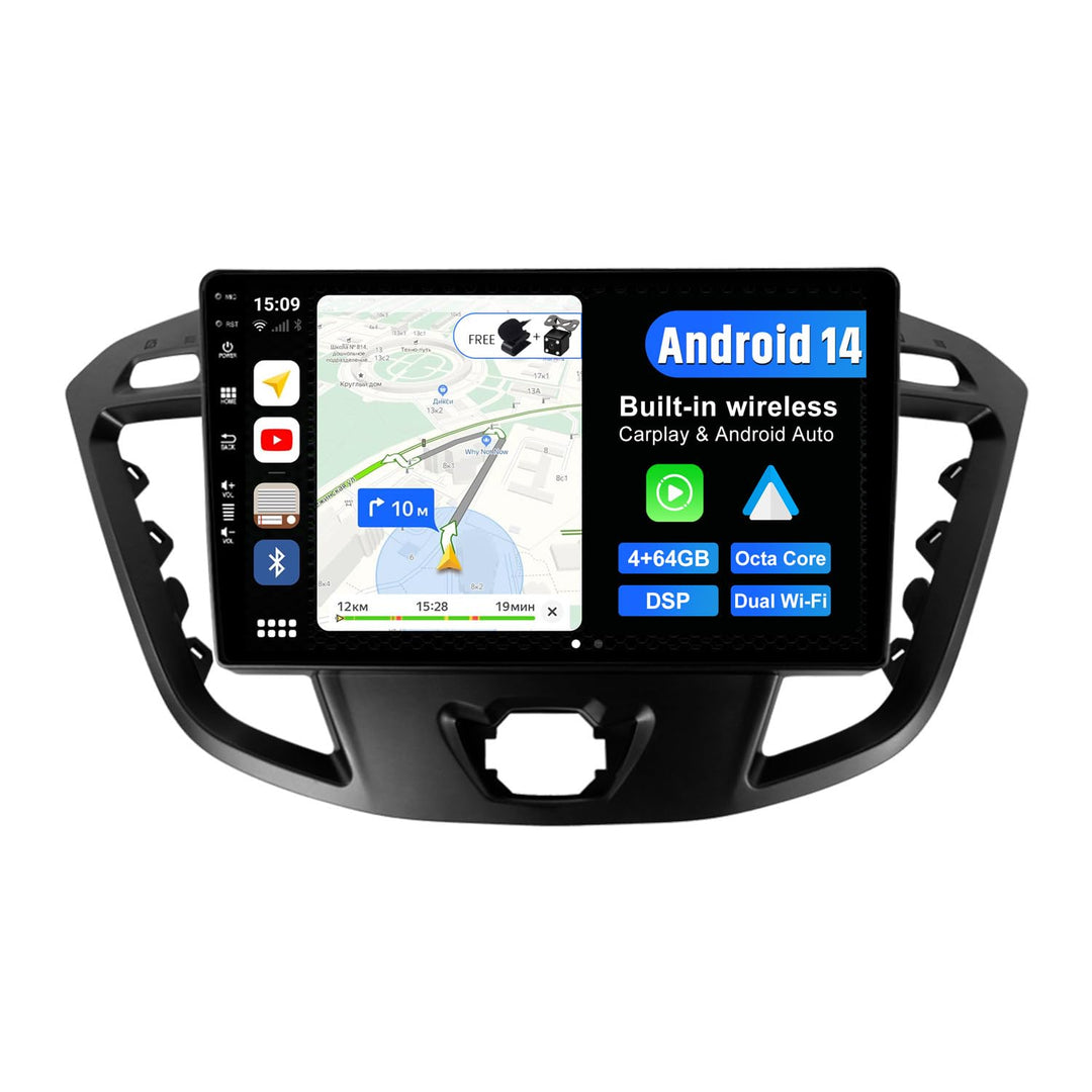 JOYX Android 12 IPS Autoradio Passt für Ford Tourneo / Ford Transit Custom (2013-2021) - 4G+64G - Ei