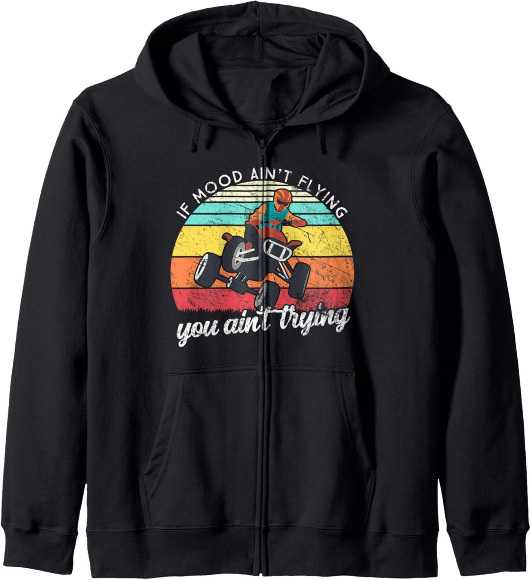 Lustiger ATV 4 Wheeler Quad Biker Kapuzenjacke