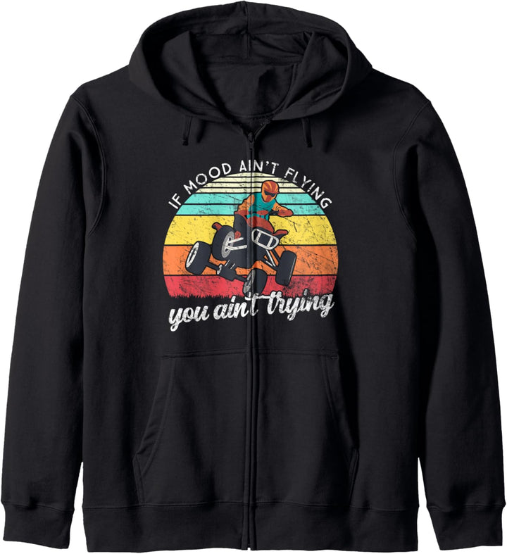 Lustiger ATV 4 Wheeler Quad Biker Kapuzenjacke