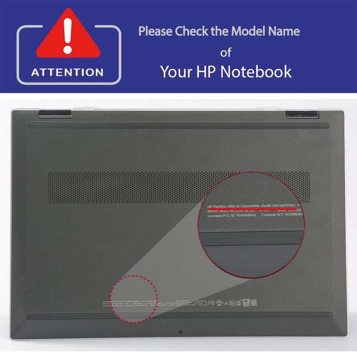 mCover Hartschale für HP Pavilion x360 14-DWxxxx Serie 2021 (Nicht kompatibel mit Anderen HP Pavilio