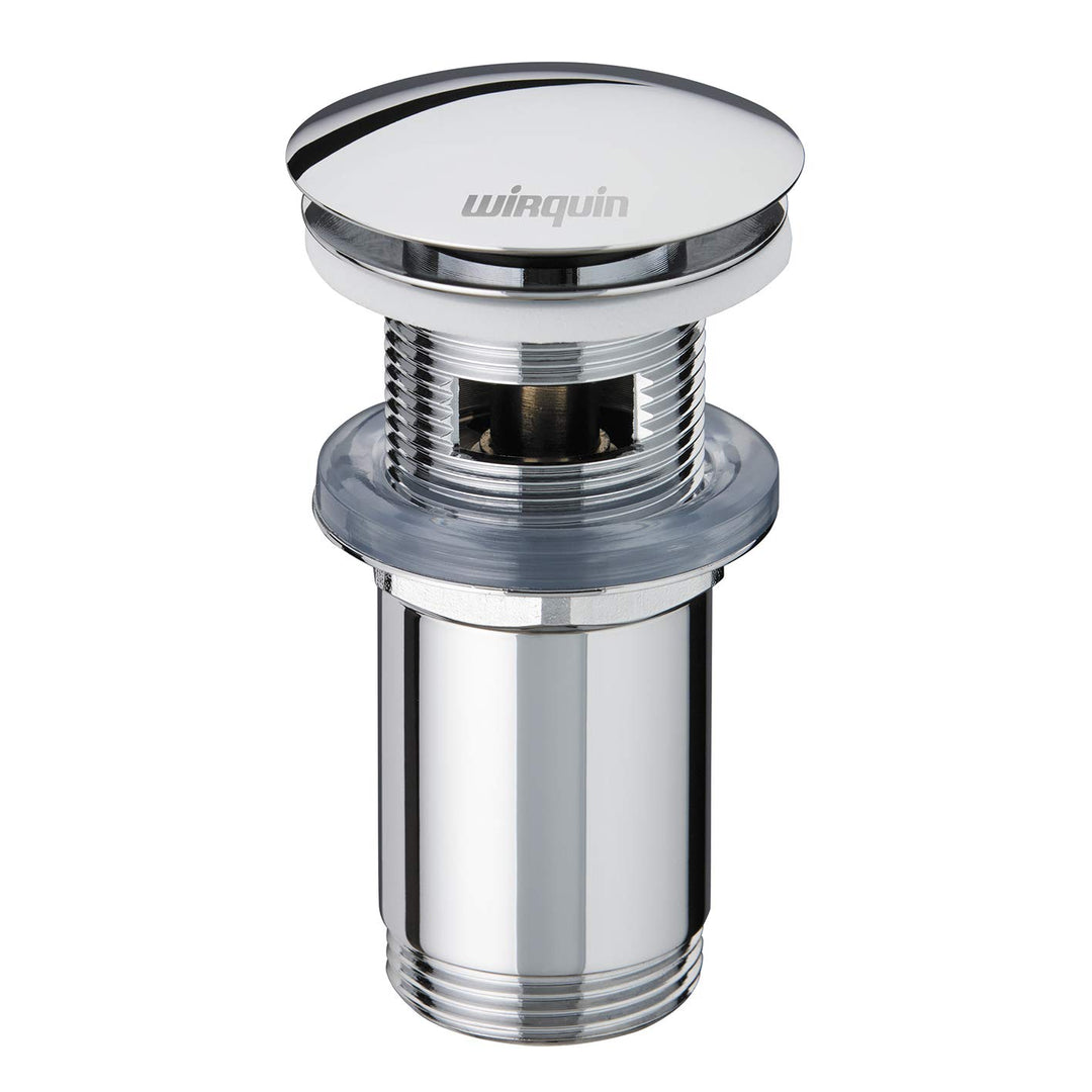 Wirquin 30723390 Ablaufgarnitur für Waschbecken, Messing, Quick Clac-System