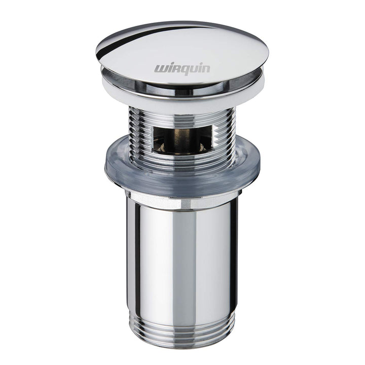 Wirquin 30723390 Ablaufgarnitur für Waschbecken, Messing, Quick Clac-System