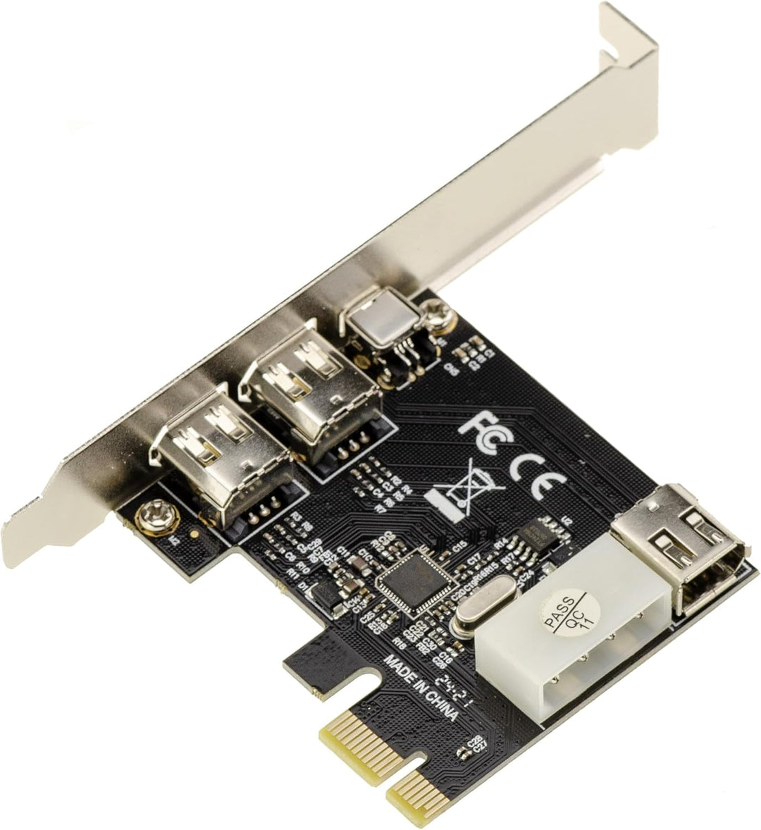 KALEA-INFORMATIQUE PCI Express PCIe auf FireWire 400 IEEE1394a 2+1 6-Punkt- und 4-Punkt-Ports Contro