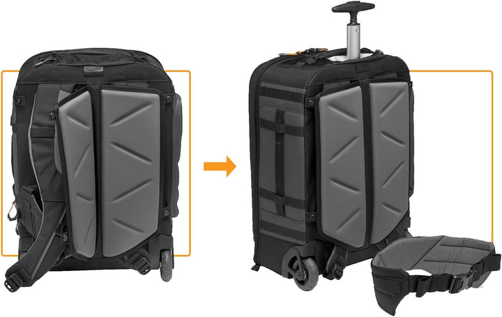 Lowepro LP37272-PWW Pro Trekker RLX 450 AW II Kamerarucksack/-Trolley für 15-Zoll-Laptop/iPad, spieg