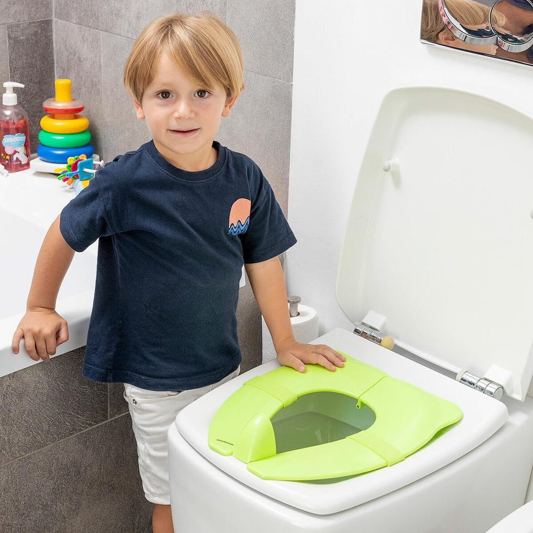 InnovaGoods - Faltbarer Kinder-Toilettensitz, Rutschfest und Sicher, Hygienisch und Pflegeleicht, Mi