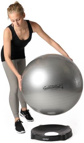 Ballschale für Gymnastikbälle als Wegrollsperre zum sicheren Trainieren – Gymnastikball Halterung ge