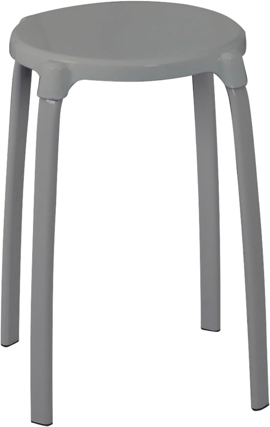RIDDER Bad-Hocker Max, rund grau, Grau