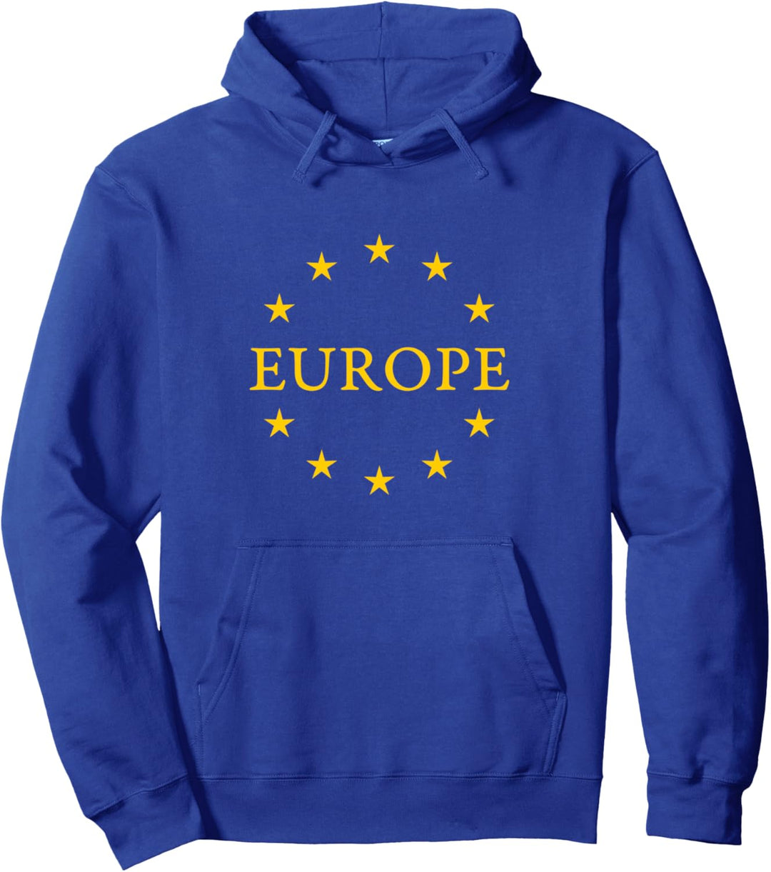 EU Flagge Sterne Europäische Union Fahne Symbol Pullover Hoodie