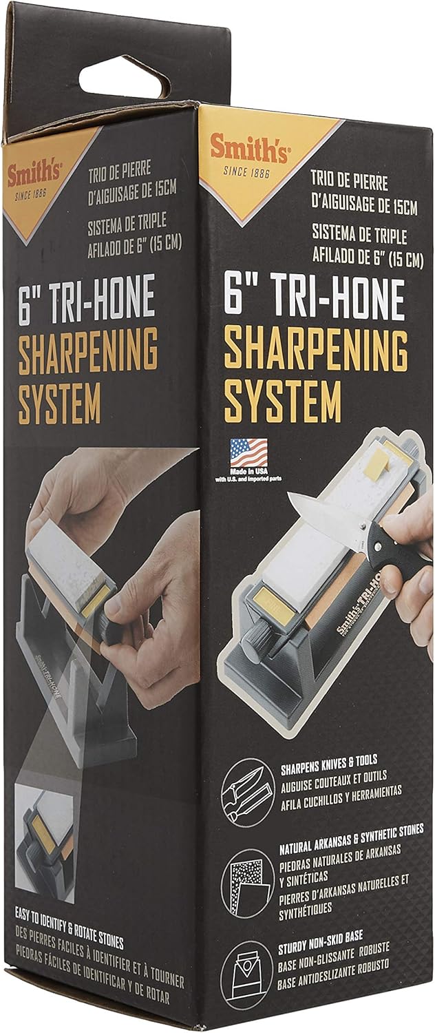 Smith's Sharpeners Tri-Hone Sharpening System Steine-System