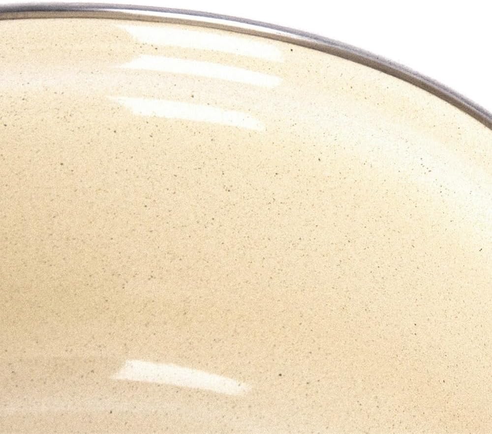 Emaille-Topf Kochtopf Schmortopf emailliert BROWN 18 cm 2 L