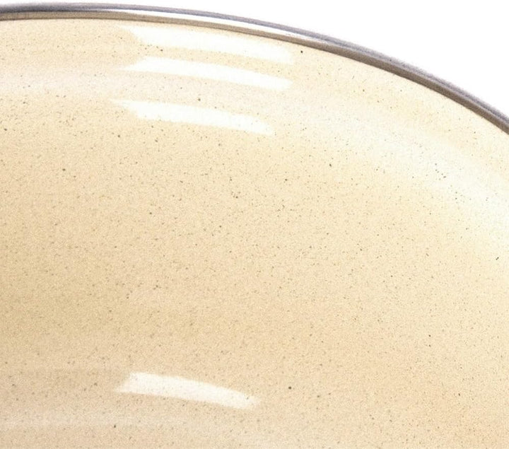 Emaille-Topf Kochtopf Schmortopf emailliert BROWN 18 cm 2 L