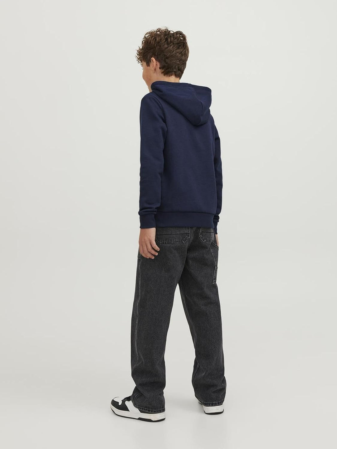 JACK&JONES JUNIOR Jungen Jcoplanet Sweat Hood FST Jnr Kapuzenpullover 140 Navy Blazer, 140 Navy Blaz