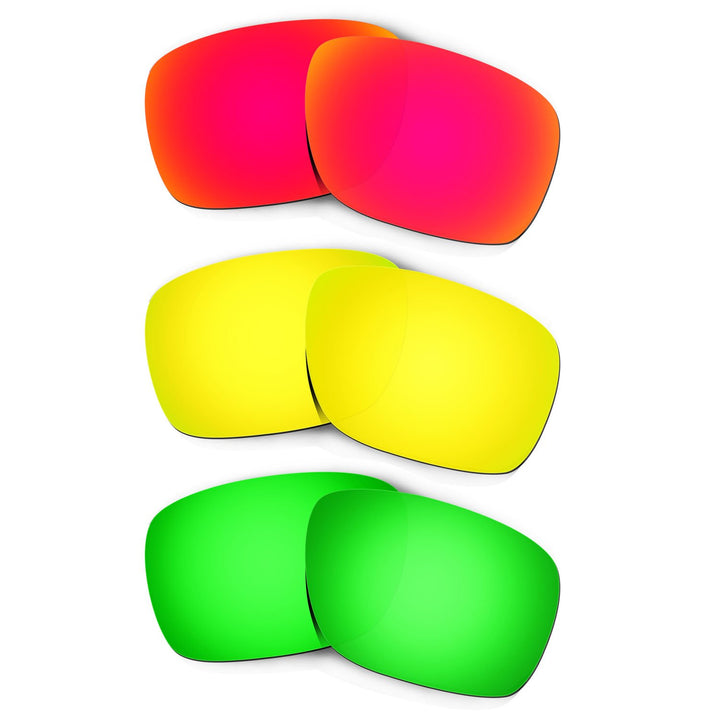 HKUCO Plus Replacement Lenses For Oakley Turbine - 3 pair Combo Pack