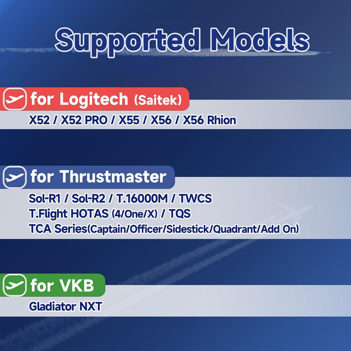 XRhinorth 2 Stück HOTAS Tischhalterung, Schreibtischhalterung kompatibel mit Flight Sim Joystick, Th