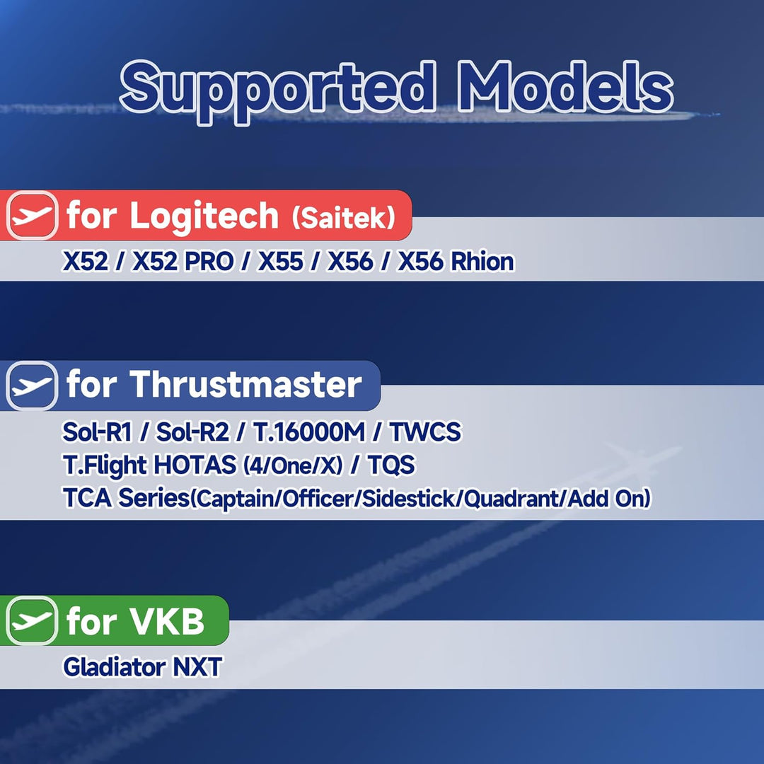 XRhinorth 2 Stück HOTAS Tischhalterung, Schreibtischhalterung kompatibel mit Flight Sim Joystick, Th