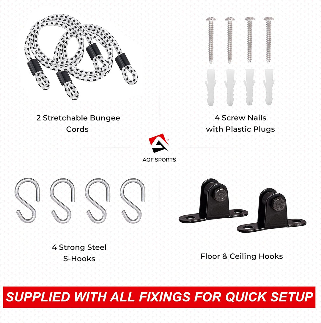 AQF Boxen Doppelendball Rex Leder Boxbirne Set MMA Punchingball Erwachsene Training Speedball Set sc