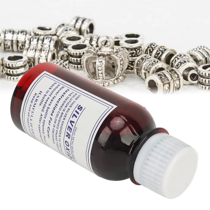 Oxidationslösung für Silber, Oxidierte Lösung für die Herstellung von Vintage-Schmuck, Verhindert Sc