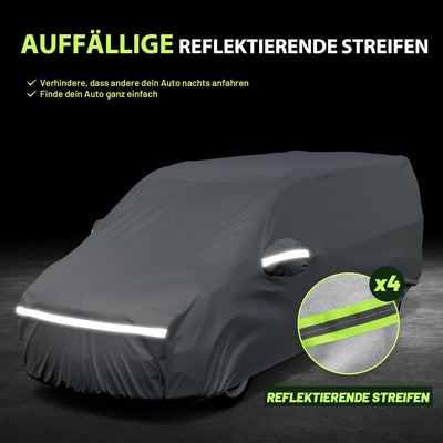 Favoto Autoabdeckung Vollgarage Auto Abdeckplane Staubdicht Wasserdicht Autohülle Autoplane Winter &