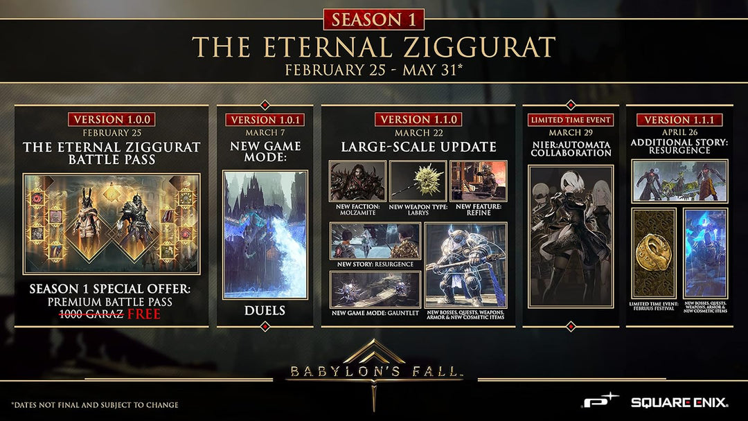 Square Enix Babylon's Fall