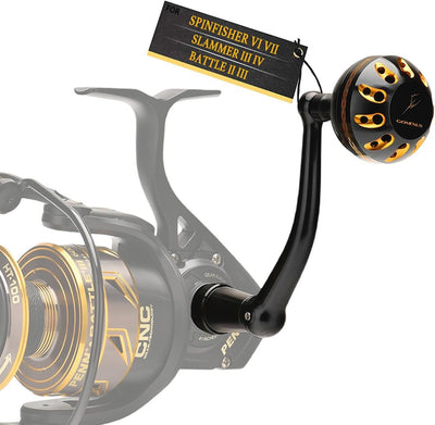 GOMEXUS Power Handle Angelrollengriff für Penn Spinfisher VI VII [SPNF]/ Slammer III IV [SLM]/ Battl