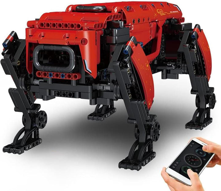 Mould King 15067 Roboter-Hundebausätze, 936 Stück MOC-Steine APP Fernbedienung Roboterspielzeug STEM