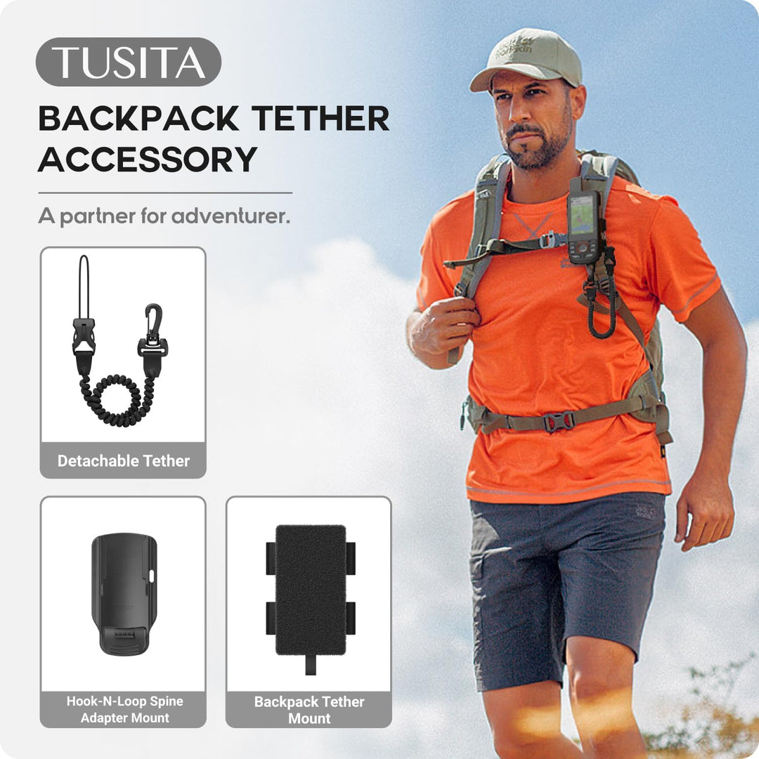 TUSITA Rucksack Halterung Zubehör Kompatibel mit Garmin GPS Handhelds, 010-11855-00